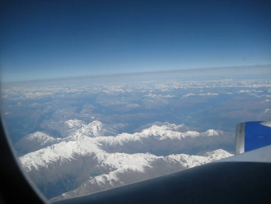 фото Альп с самолета