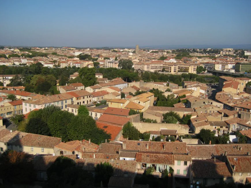 Вид на квартал Триваль и нижний город из крепости