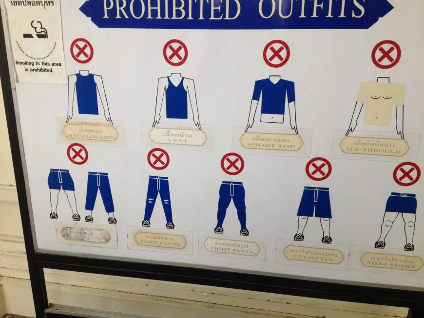 дресс-код в храмах Таиланда Бангкок рекомендации туристам советы отзывы 