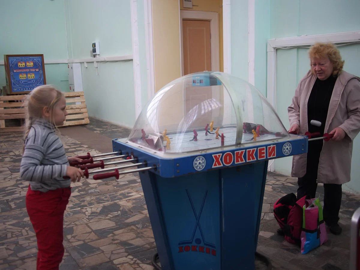 выставка советских игровых автоматов хоккей