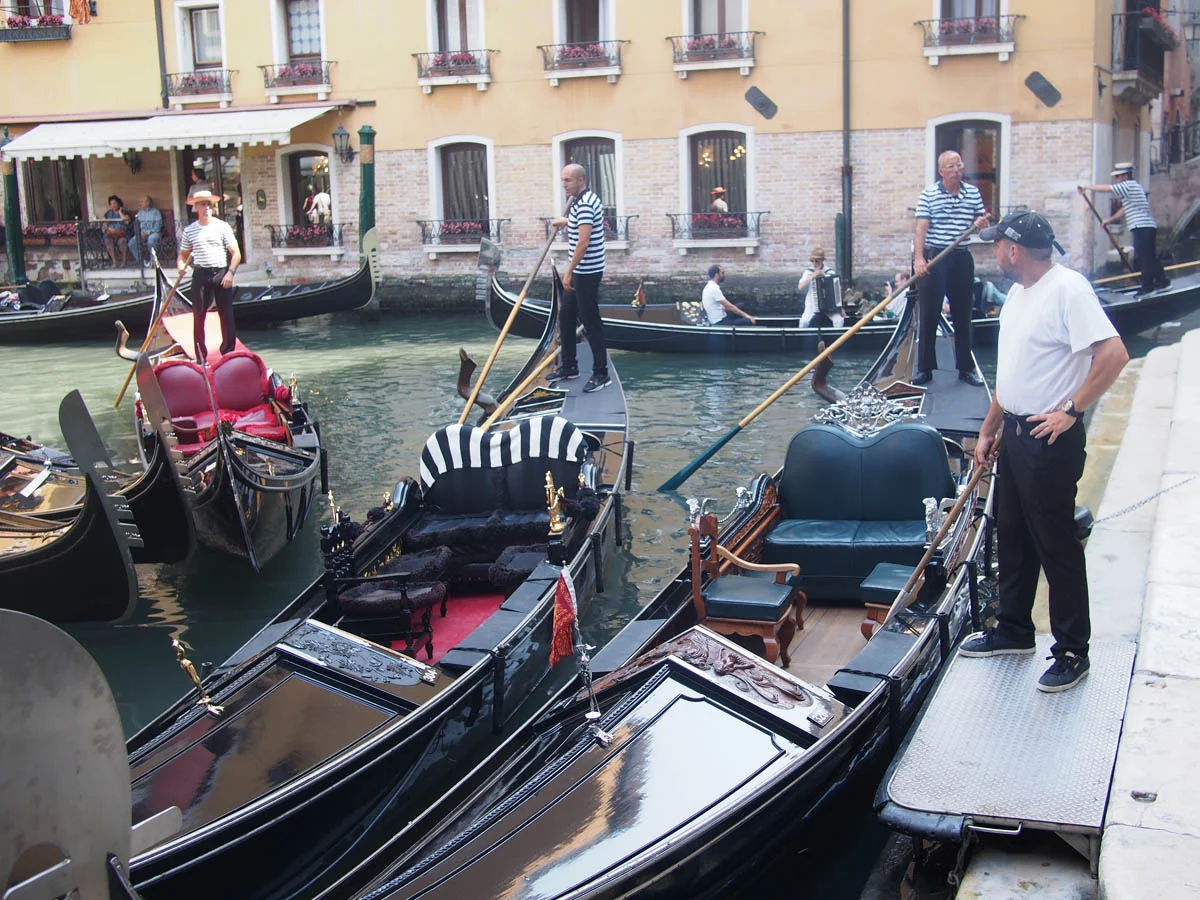 катание на гондолах в венеции