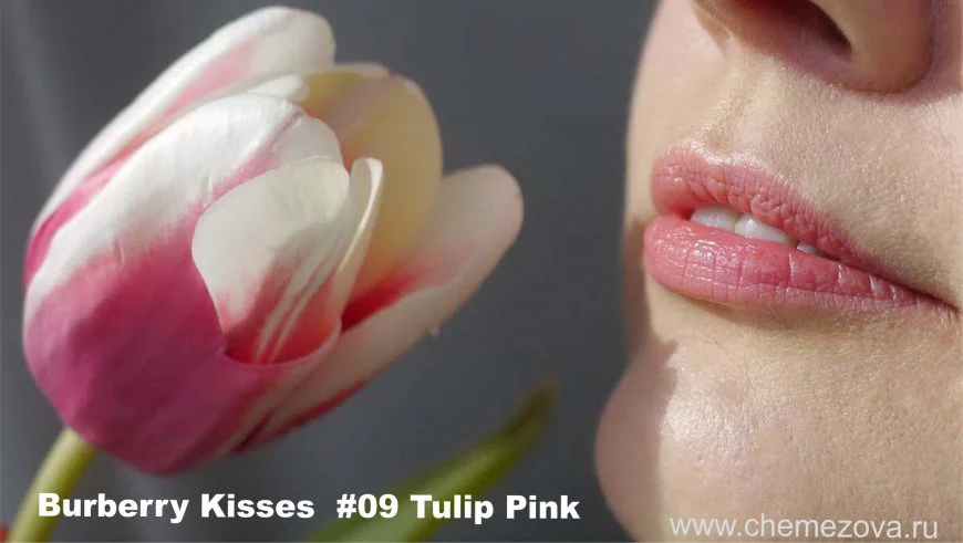 отзывы розовая помада для губ Burberry Kisses 09 Tulip Pink