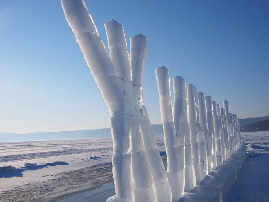 живи на Байкале отдых зима лед Байкала