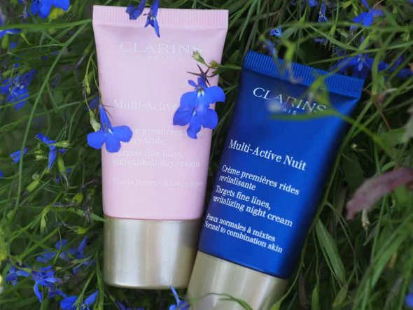 Clarins Multi-Active Jour, Clarins Multi-Active Nuit, бьюти-блог, обзор косметики, отзывы о косметике, разбор состава крема, дневной крем, первые морщины, ночной крем, уходовая косметика