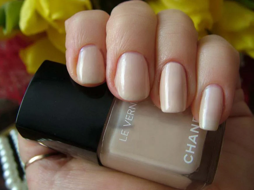 Chanel Le Vernis Longwear Nail Colour 548 Blanc White нюдовый лак для ногтей отзыв
