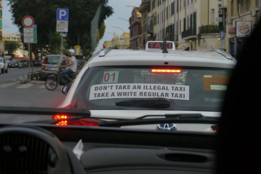 официальное такси в Риме