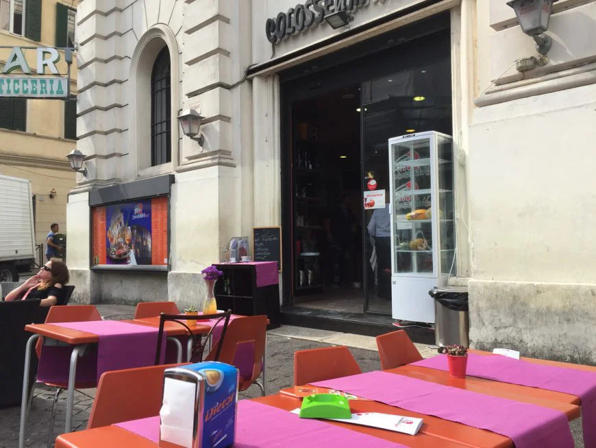 завтрак в Риме кафе 