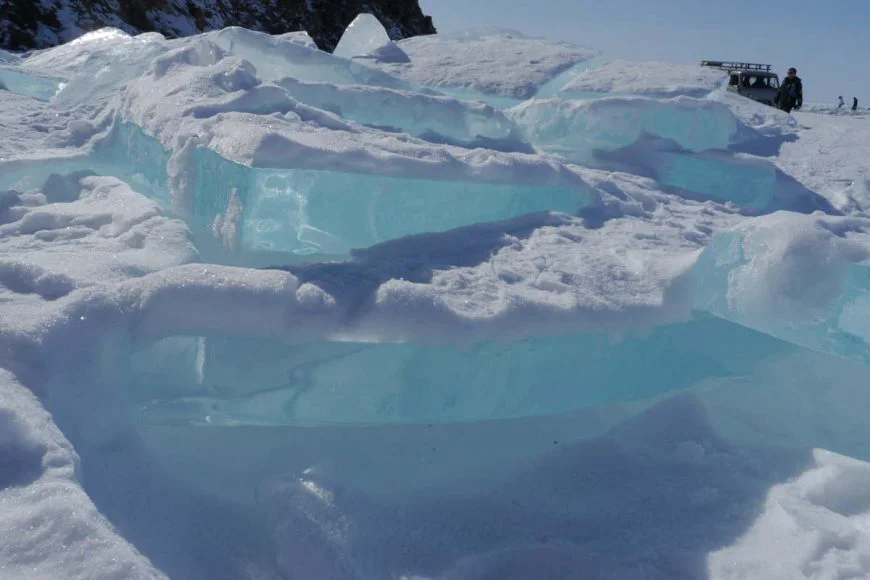 Лед на Байкале отдых зимой