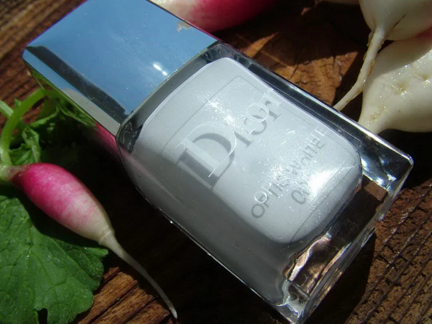 Белый гель-лак для ногтей Dior №002 Optic White