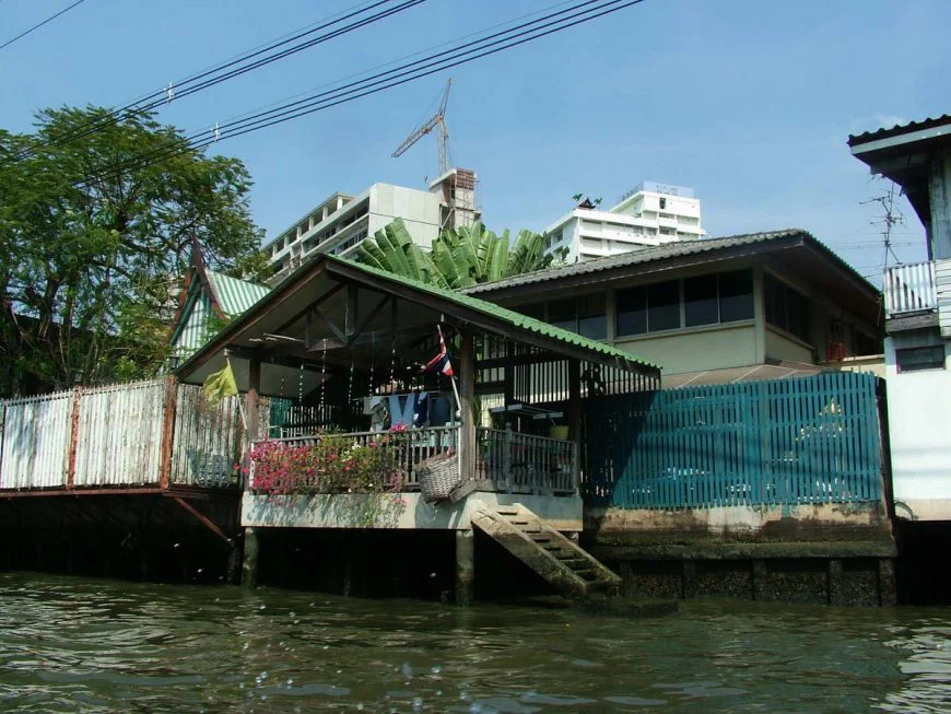 дома на воде каналы клонги бангкока экскурсия