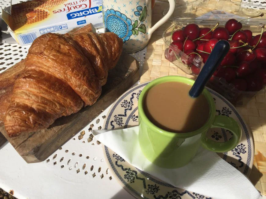 Континентальный завтрак во Франции 