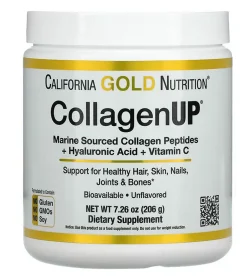 California Gold Nutrition, CollagenUP, Hydrolyzed Marine Collagen Peptides with Hyaluronic Acid and Vitamin C