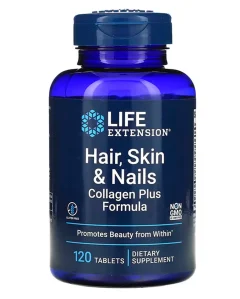 Life Extension, Hair, Skin & Nails, Collagen Plus Formula_