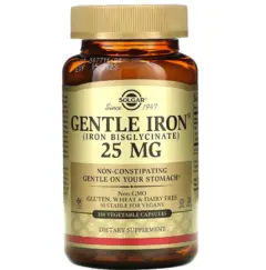 Solgar, Gentle Iron, 25 mg