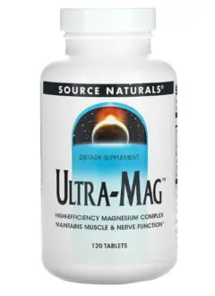 Лучший магний Б6 - Source Naturals, Ultra-Mag