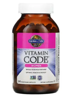 Garden of Life, Vitamin Code, мультивитамины из цельных продуктов для женщин 