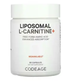 Codeage, липосомальный L-карнитин+, аминокислота в свободной форме, улучшенное усвоение