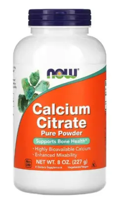 NOW Foods, Calcium Citrate, Pure Powder