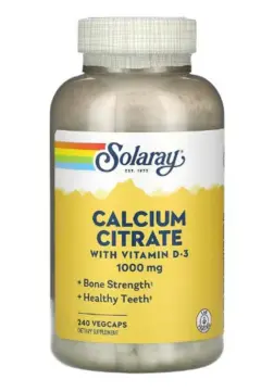 Solaray, Calcium Citrate with Vitamin D-3, 250 mg--