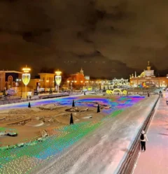 Новый год и каток на ВДНХ