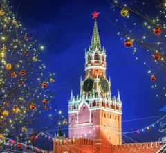 Огни новогодней Москвы