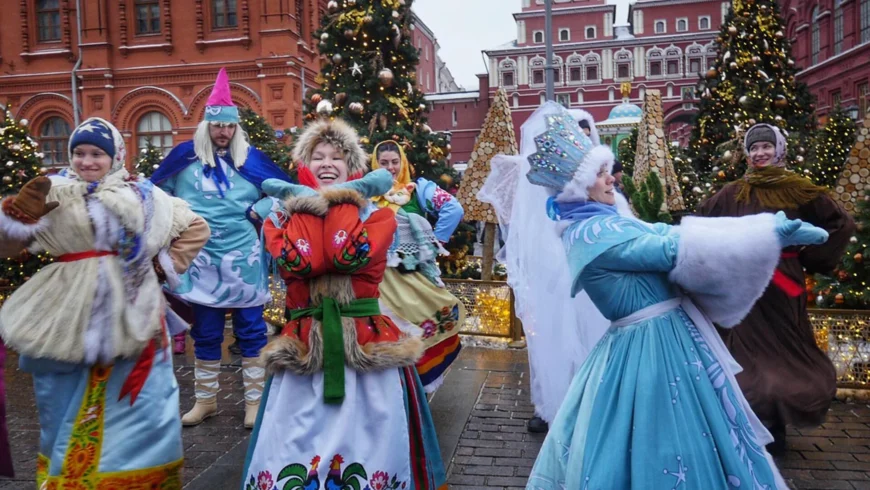 гулния в центре москвы на новый год